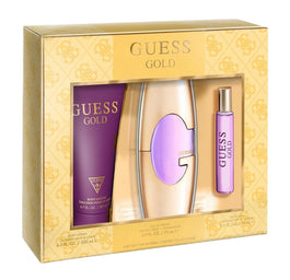 Guess Gold Woman zestaw woda perfumowana spray 75ml + woda perfumowana spray 15ml + balsam do ciała 200ml