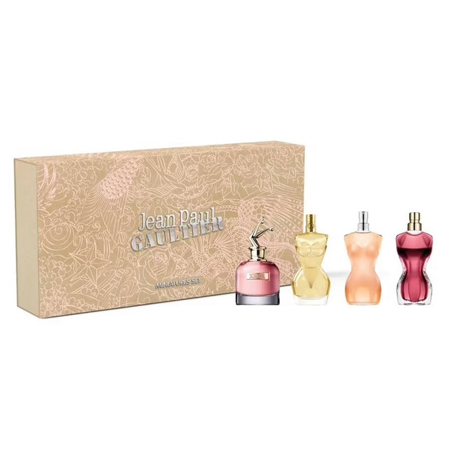 Jean Paul Gaultier Woman Miniatures zestaw La Belle woda perfumowana 6ml + Scandal woda perfumowana 6ml + Divine woda perfumowana 6ml + Classique woda perfumowana 6ml