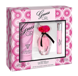 Guess Girl zestaw woda toaletowa spray 100ml + woda toaletowa spray 15ml + balsam do ciała 200ml