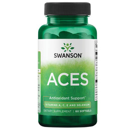 Swanson Aces Vitamins A. C. E and Selenium suplement diety wspierający pracę organizmu 60 kapsułek żelowych