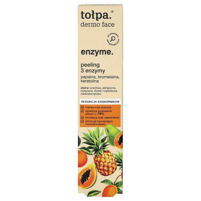 Tołpa Dermo Face Enzyme peeling 3 enzymy 40ml