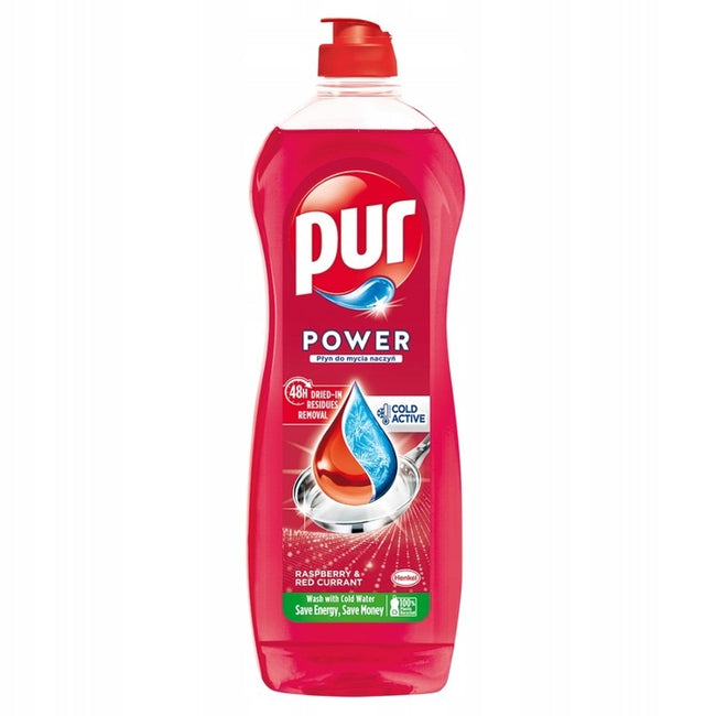 Pur Power Raspberry & Red Currant płyn do mycia naczyń 750ml