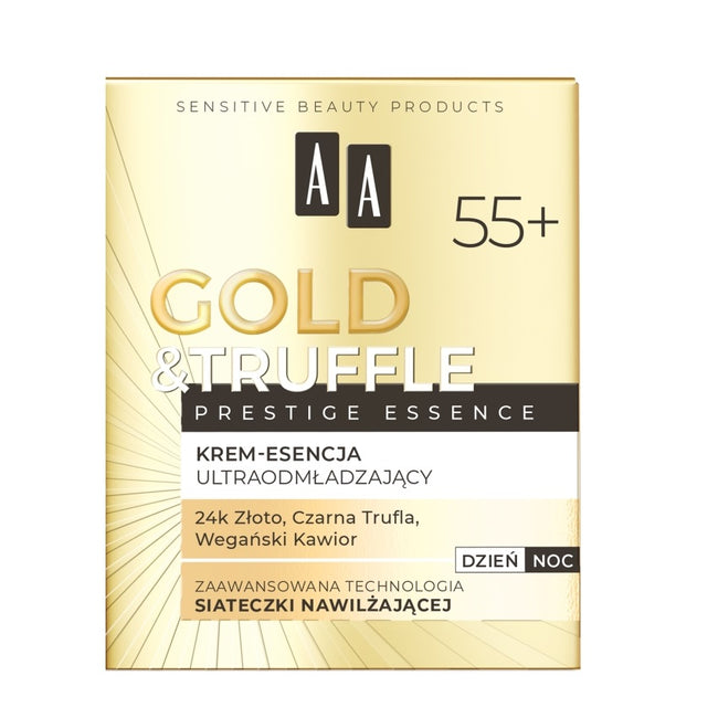 AA Gold & Truffles Prestige Essence 55+ ultraodmładzający krem-esencja 50ml