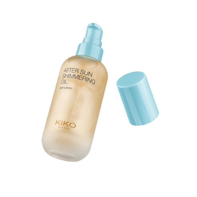 KIKO Milano After Sun Shimmering Oil nawilżający i rozświetlający olejek do ciała i włosów 100ml