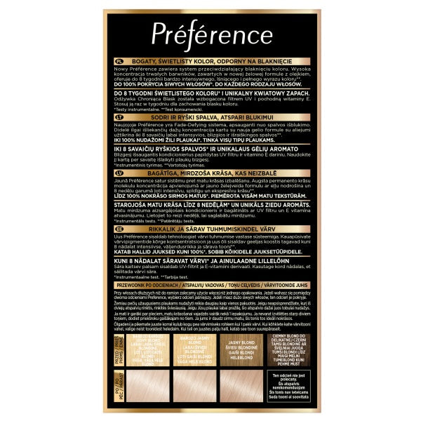 L'Oreal Paris Preference farba do włosów 102 Bardzo Bardzo Jasny Perłowy Blond