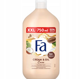 Fa Cream & Oil Cacao żel pod prysznic i do kąpieli o zapachu masła kakaowego 750ml