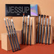 JESSUP Pro Blending Brushes zestaw pędzli do makijażu oczu T338 13szt.