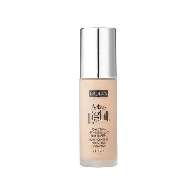 Pupa Milano Active Light Perfect Skin Foundation SPF10 beztłuszczowy podkład do twarzy 010 Porcelain 30ml