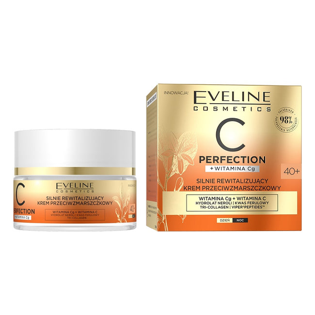 Eveline Cosmetics C-Perfection silnie rewitalizujący krem przeciwzmarszczkowy 40+ 50ml