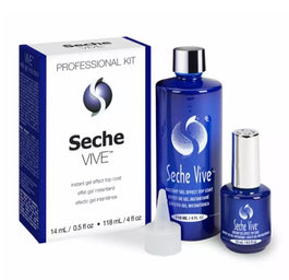 Seche Vive Instant Gel Effect Top Coat szybkoschnący utwardzacz do lakieru 118ml + 14ml