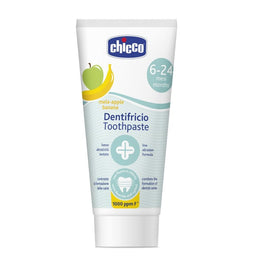 Chicco Toothpaste Pasta do zębów z fluorem 1000ppm o smaku jabłkowo-bananowym 6-24m 50ml