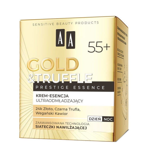 AA Gold & Truffles Prestige Essence 55+ ultraodmładzający krem-esencja 50ml