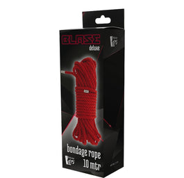 Dream Toys Blaze Deluxe Bondage Rope lina do krępowania Red 10m