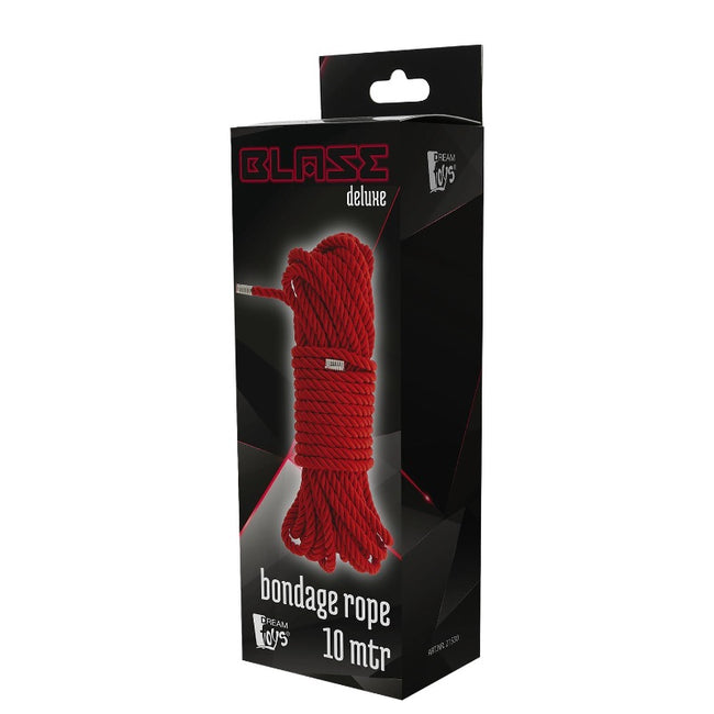 Dream Toys Blaze Deluxe Bondage Rope lina do krępowania Red 10m