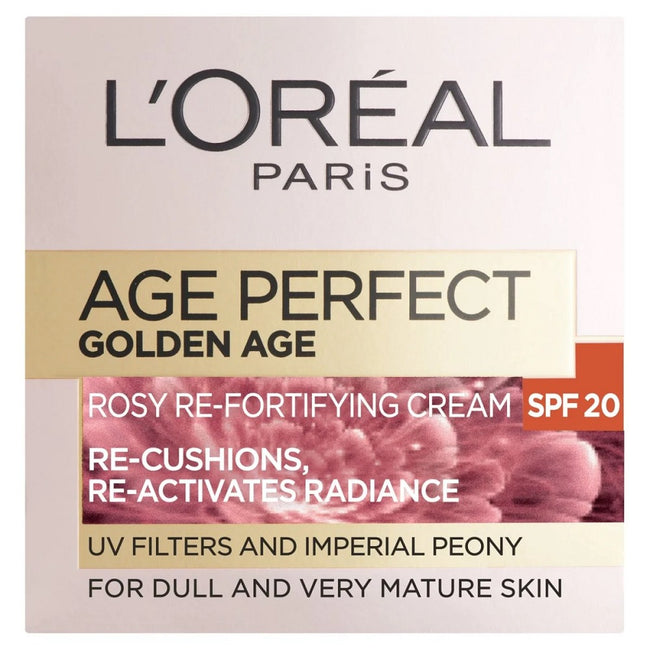 L'Oreal Paris Age Perfect Golden Age różany krem ujędrniający na dzień SPF20 50ml