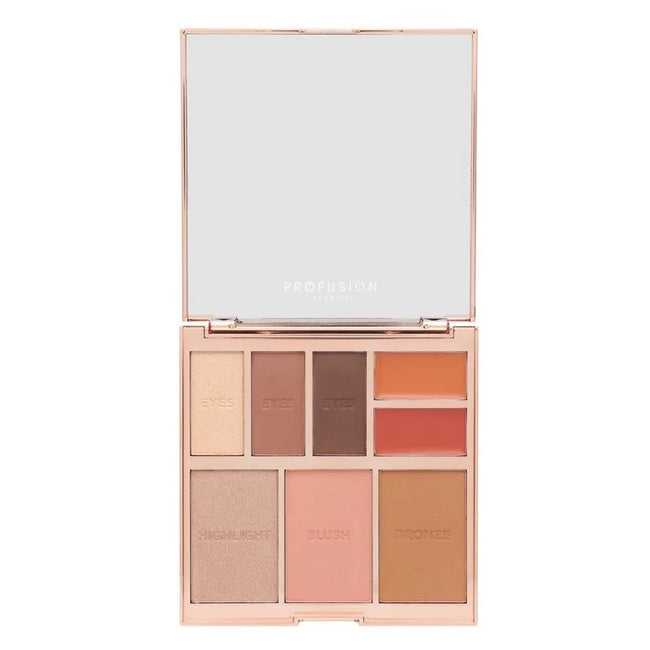 Profusion Full Face Nude Palette paleta do oczu twarzy i ust