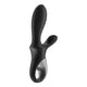 Satisfyer Heat Climax+ analny wibrator ze stymulacją Black