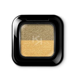 KIKO Milano Bright Duo Eyeshadow podwójny cień do powiek 05 Cool Gold/Daring Gold 2.5g