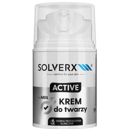 SOLVERX Active krem do twarzy dla mężczyzn 50ml