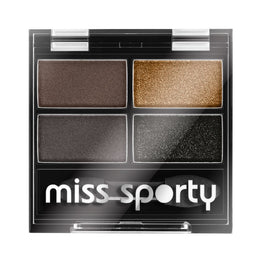 Miss Sporty Studio Colour Quattro Eye Shadow poczwórne cienie do powiek 414 100% Smokey 5g