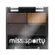 Miss Sporty Studio Colour Quattro Eye Shadow poczwórne cienie do powiek 414 100% Smokey 5g