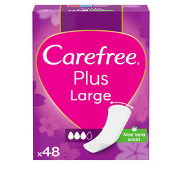 Carefree Plus Large wkładki higieniczne Aloe Vera Scent 48szt.