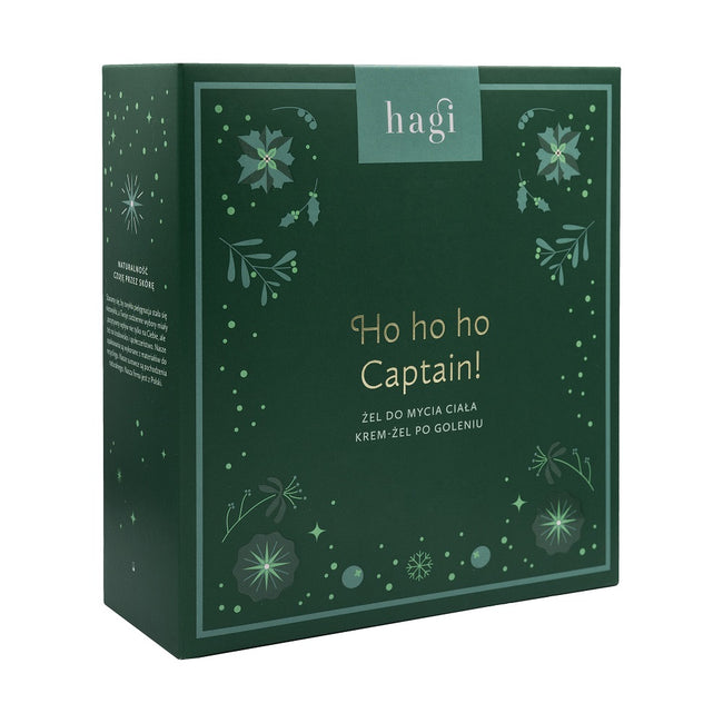 Hagi Ho Ho Ho Captain! zestaw żel do mycia ciała 300ml + krem-żel po goleniu 50ml