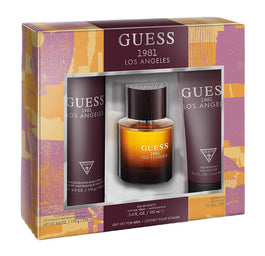 Guess 1981 Los Angeles For Men zestaw woda toaletowa spray 100ml + żel pod prysznic  200ml + dezodorant spray 226ml