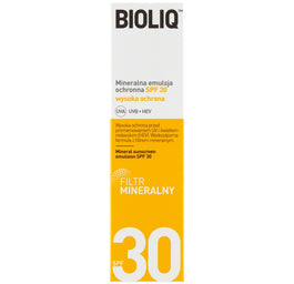 BIOLIQ Mineralna emulsja ochronna SPF30 30ml