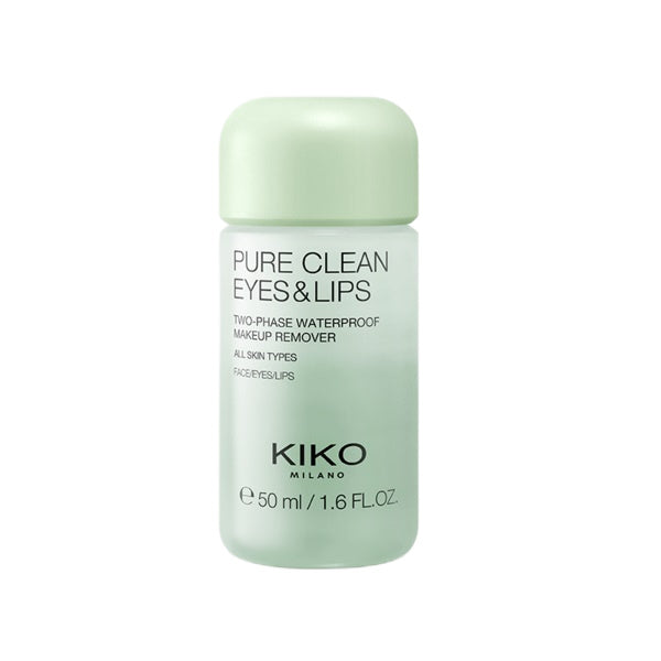 KIKO Milano Pure Clean Eyes&Lips Mini dwufazowy płyn do demakijażu oczu i ust 50ml