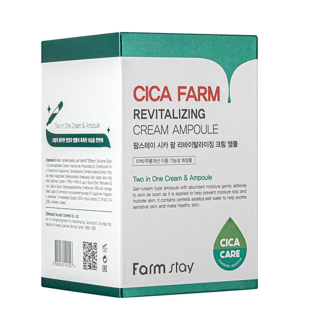 FarmStay Cica Farm Revitalizing Cream Ampoule kremowa ampułka rewitalizująca do twarzy 250ml