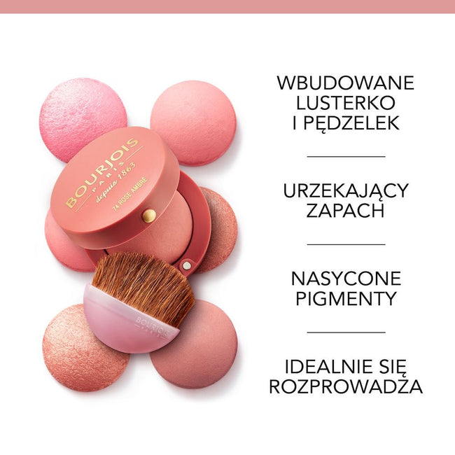 Bourjois Little Round Pot Blush róż do policzków 92 Santal 2.5g