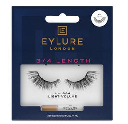 Eylure 3/4 Length Lashes sztuczne rzęsy z klejem efekt pogrubienia No. 004