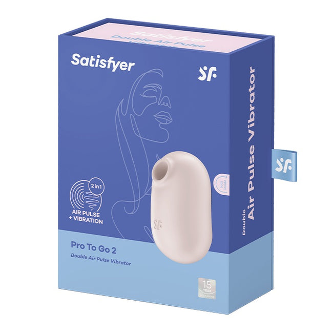 Satisfyer Pro To Go 2 masażer łechtaczki Beige