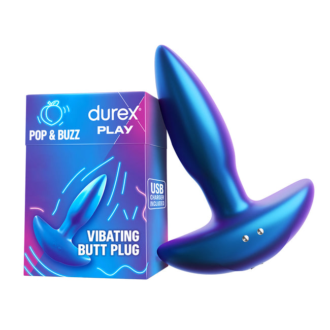 Durex Play Pop & Buzz wibrujący korek analny