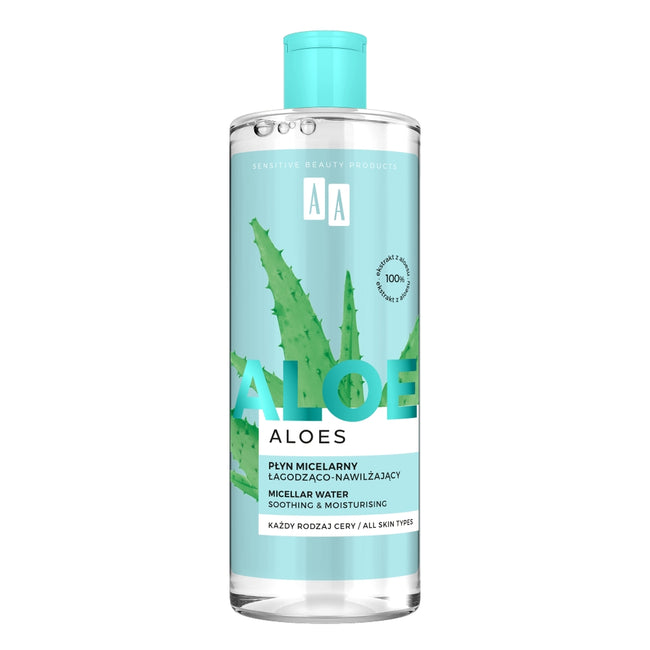 AA Aloes 100% Aloe Vera Extract płyn micelarny łagodząco-nawilżający 400ml