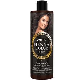 Venita Henna Color Black szampon do włosów w odcieniach ciemnych i czarnych 300ml