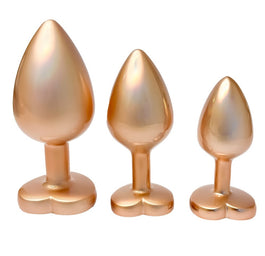 Dream Toys Gleaming Love Pearl Gold Plug Set zestaw korków analnych 3szt