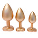 Dream Toys Gleaming Love Pearl Gold Plug Set zestaw korków analnych 3szt