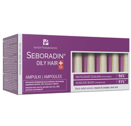 SEBORADIN Oily Hair ampułki do włosów przetłuszczających się i skłonnych do wypadania 14x5.5ml