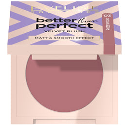 Eveline Cosmetics Better Than Perfect Velvet Blush róż prasowany 03 Rosewood 2.3g