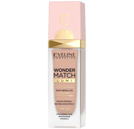 Eveline Cosmetics Wonder Match Lumi luksusowy podkład rozświetlający do twarzy 20 Nude 30ml