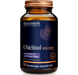 Doctor Life Ubichinol koenzym Q10 aktywna forma 100mg suplement diety 60 kapsułek