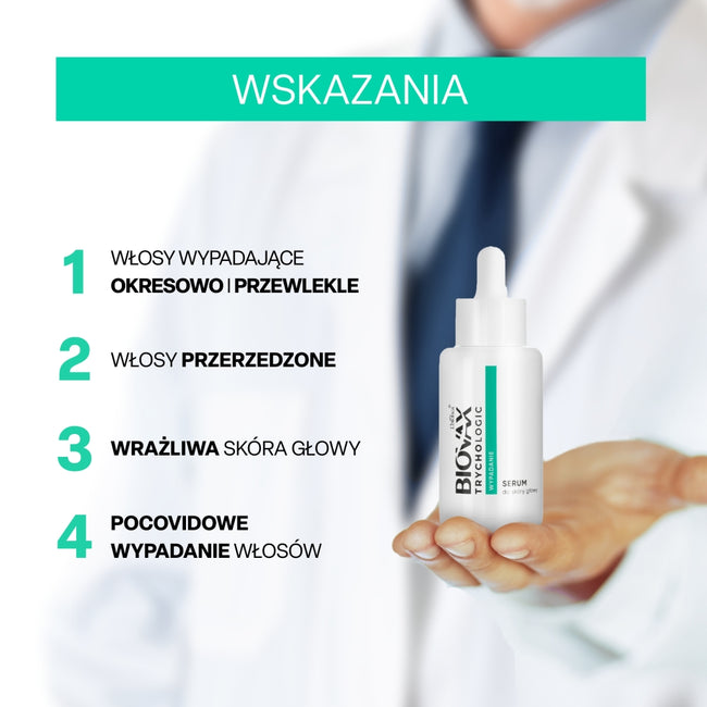 BIOVAX Trychologic Wypadanie serum do skóry głowy 50ml