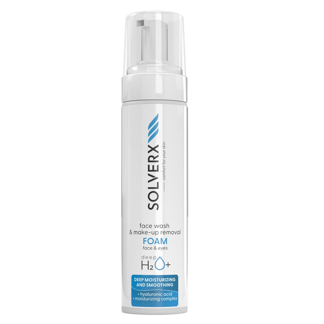 SOLVERX Deep H2O+ pianka do mycia twarzy 200ml