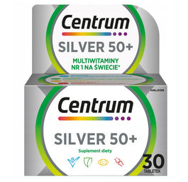 Centrum Silver 50+ multiwitaminy suplement diety 30 tabletek