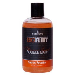 Sensuva Big Flirt Pheromone Infused Bubble Bath płyn do kąpieli z feromonami Lust In Paradise 237ml