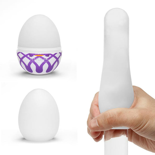 TENGA Easy Beat Egg Mesh jednorazowy masturbator w kształcie jajka