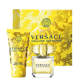 Versace Yellow Diamond zestaw woda toaletowa spray 90ml + balsam do ciała 100ml