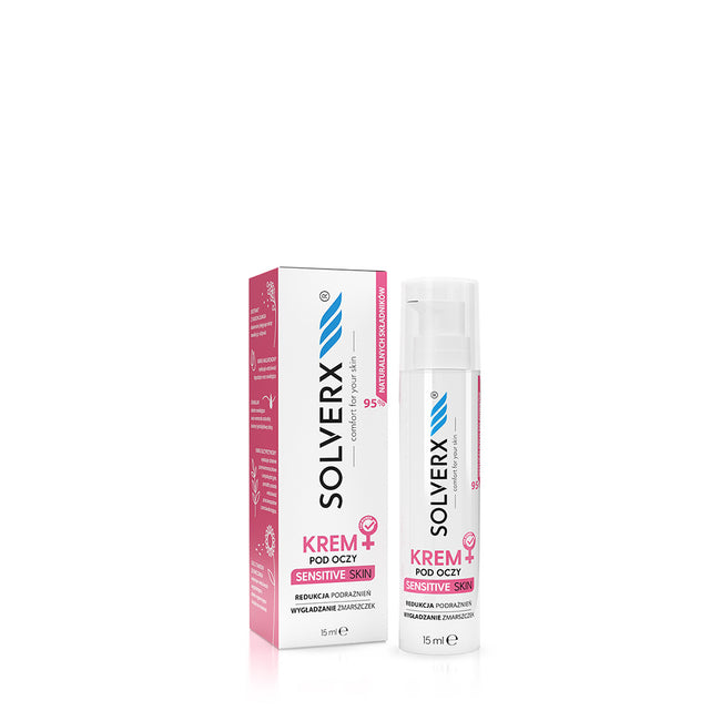 SOLVERX Sensitive Skin for Women krem pod oczy skóra wrażliwa i naczyniowa 15ml